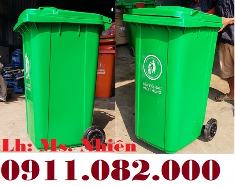 Thùng rác giá rẻ tại Long An- thùng rác 120 lít 240 lít 660 lít giá sỉ lẻ- 0911.082.000