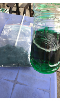 bột màu cho phân bón - màu tan trong nước