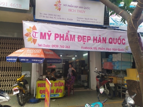 Thiết bị tính tiền cho shop tại Wincom Lâm Đồng, chuyên mỹ phẩm Hàn Quốc