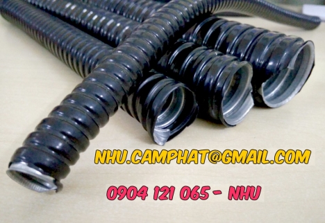 Ống ruột gà, ống kẽm đàn hồi bọc nhựa pvc