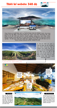 Thiết kế website 360 độ cho nhà hàng, khách sạn, resort, bất động sản