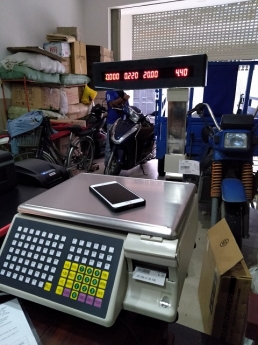 Bán trọn bộ máy tính tiền kết nối cân điện tử in tem, cho cửa hàng thực phẩm sạch