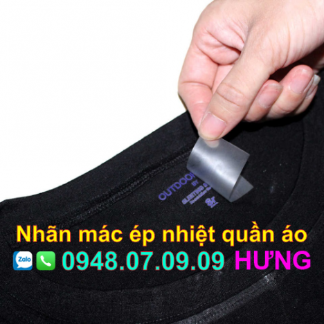 Công nghệ in nhãn ép nhiệt trên quần áo là gì?