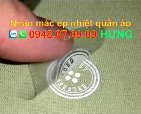 Công nghệ in nhãn ép nhiệt trên quần áo là gì?