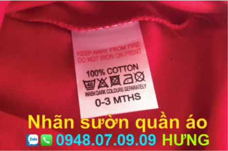 Công nghệ in nhãn ép nhiệt trên quần áo là gì?
