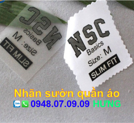 Công nghệ in nhãn ép nhiệt trên quần áo là gì?