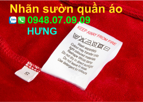 Công nghệ in nhãn ép nhiệt trên quần áo là gì?