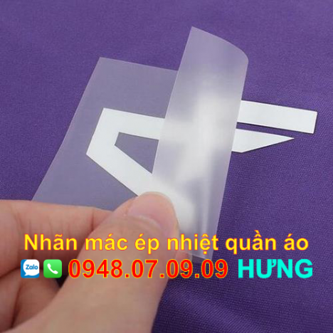 Công nghệ in nhãn ép nhiệt trên quần áo là gì?
