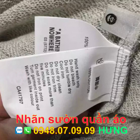 Công nghệ in nhãn ép nhiệt trên quần áo là gì?