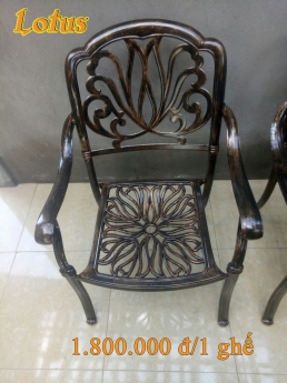Bàn ghế sân vườn biệt thự - Bàn ghế nhôm đúc