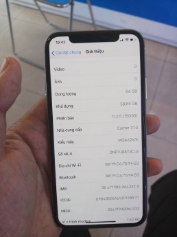 Dĩ An bán iphone X trắng góp mỗi ngày 60k