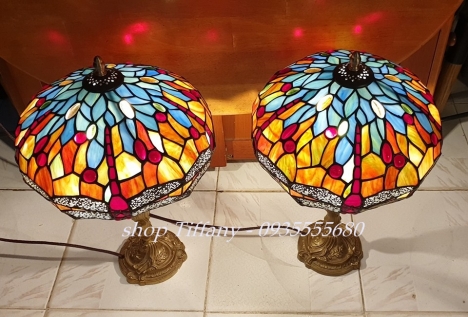 Đèn Bàn Tiffany Chuồn Chuồn Pháp Cổ