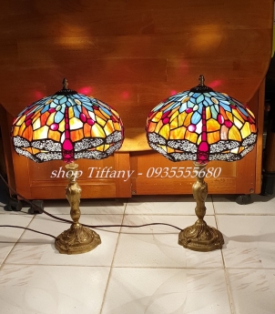 Đèn Bàn Tiffany Chuồn Chuồn Pháp Cổ