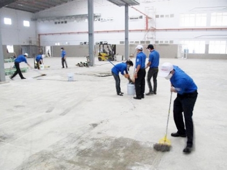 Dịch vụ vệ sinh tổng thể nhà xưởng, khu chế xuất TPHCM