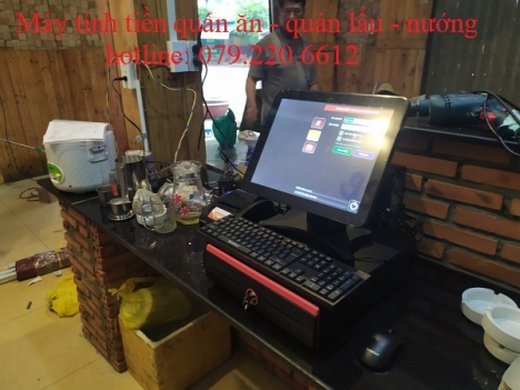 Máy tính tiền cảm ứng cho quán ăn, nhà hàng tại Kiên Lương, Kiên Giang