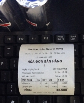 Full bộ thiết bị cảm ứng tính tiền giá rẻ tại Bạc Liêu cho nhà hàng/quán ăn