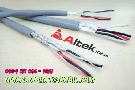 cáp âm thanh chống nhiễu nhập khẩu vặn xoắn theo cặp