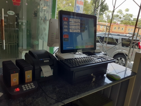 Máy tính tiền cho quán trà chanh tại quản Bình Giá Rẻ