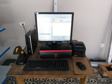 Máy tính tiền cho cửa hàng tự chọn tại Phú Quốc, Kiên Giang