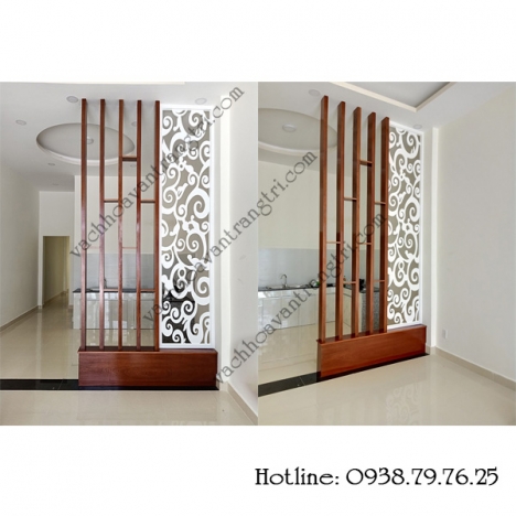 Nội thất phòng khách đẹp nhờ trang trí từ mẫu thanh lam gỗ
