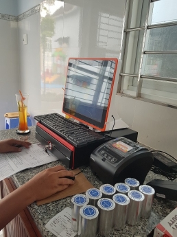 Thiết bị tính tiền Pos cảm ứng giá rẻ cho quán café tại Sóc Trăng