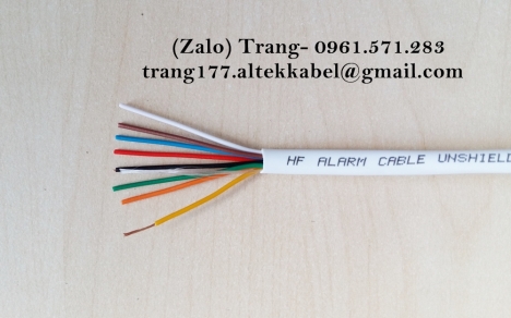 Cáp báo cháy 4x0.22, cáp 6x0.22, cáp 8x0.22