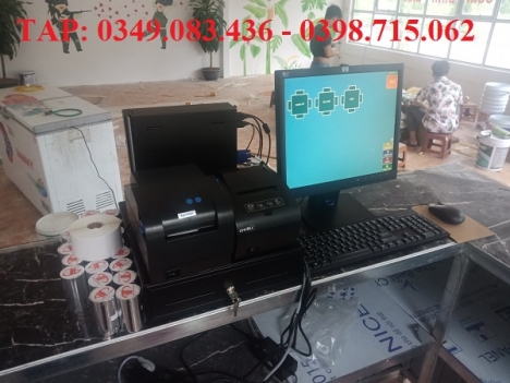 Nhận cung cấp máy tính tiền cho Quán Trà Chanh, Quán Rau Má Xanh tại Rạch Gía Kiên Giang 