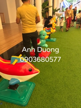 Thảm cỏ nhân tạo trang trí cho trường mầm non