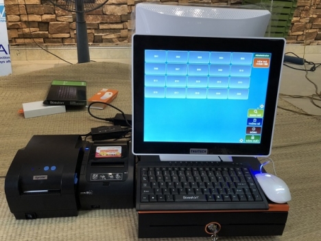 Nhận lắp đặt tận nơi máy tính tiền cảm ứng cho Quán Trà Chanh giá rẻ tại Trà Vinh 