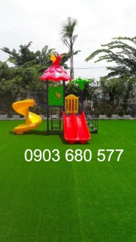 Thảm cỏ nhân tạo trang trí cho trường mầm non