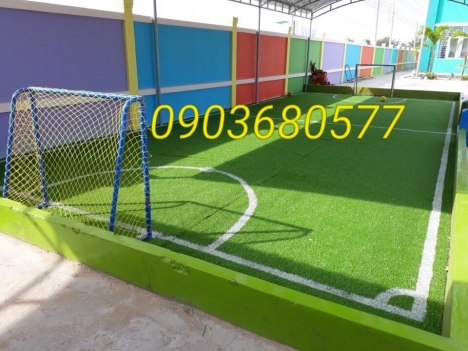 Thảm cỏ nhân tạo trang trí cho trường mầm non