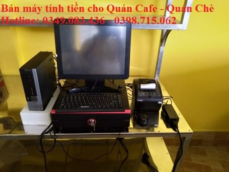 Cài đặt tận nơi máy tính tiền cảm ứng cho Quán Cafe giá rẻ tại Trà Vinh 