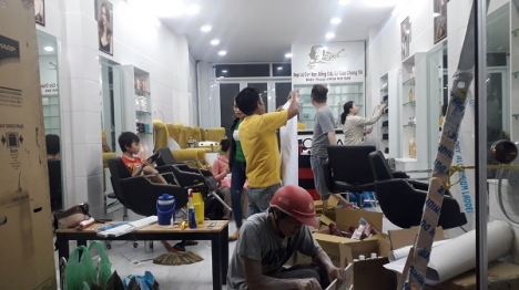 Máy tính tiền cho salon tóc - nail tại TP.HCM