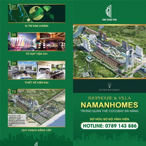 Bán biệt thự song lập tại Naman House Cocobay - Biệt thự đẳng cấp cho giới thượng lưu