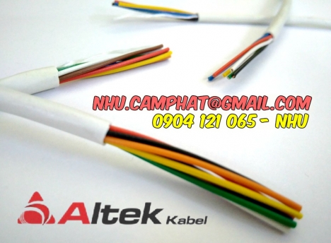 Bảng mẫu cáp báo cháy, cáp tín hiệu, cáp chống cháy, cáp mạng