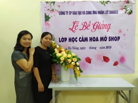Học cắm hoa mở shop tại Đà Nẵng