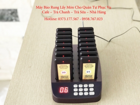 Bán bộ báo rung tự phục vụ cho quán café – trà sữa tại Cần Thơ