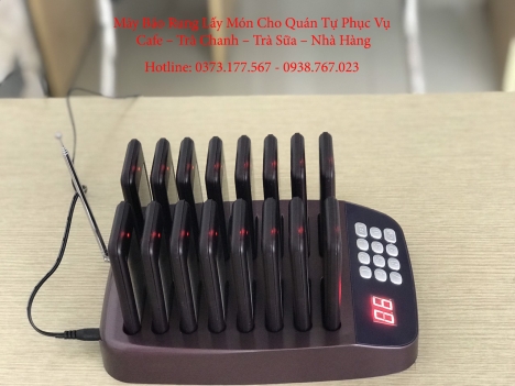Bán bộ báo rung tự phục vụ cho quán café – trà sữa tại Cần Thơ