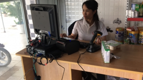 Máy tính tiền cho shop sữa tại Đồng Nai GIÁ RẺ