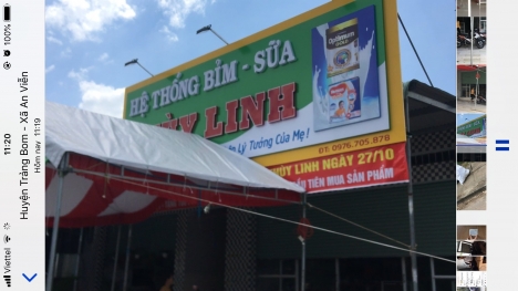 Máy tính tiền cho shop sữa tại Đồng Nai GIÁ RẺ