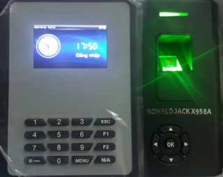 MÁY CHẤM CÔNG VÂN TAY VÀ THẺ TỪ RONALD JACK