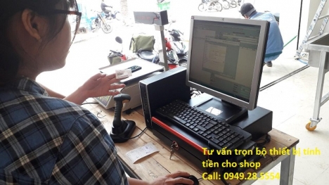 Cửa hàng thịt siêu sạch tại HCM setup full bộ thiết bị kết nối cân in tem giá rẻ