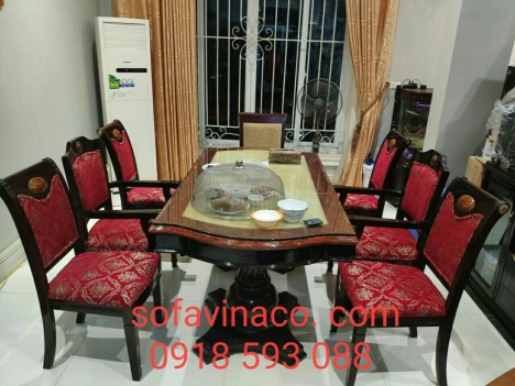 Thay lớp áo mới cho ghế ăn