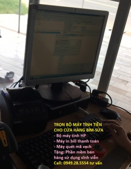 Lắp đặt tận nơi tại Đồng Nai, full bộ thiết bị tính tiền giá rẻ cho cửa hàng Bỉm-Sửa