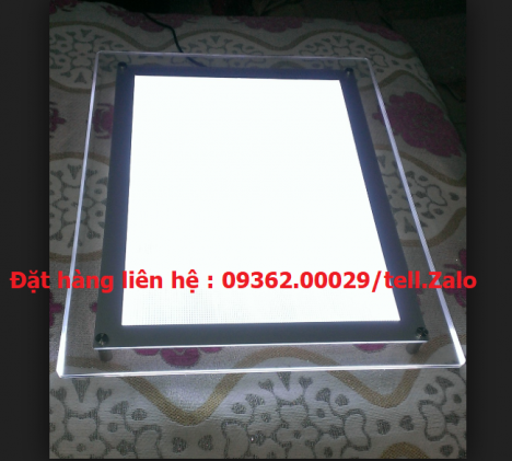 Sản phẩm khung tranh ảnh để bàn gia công bằng Mica