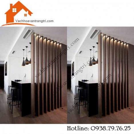 Các mẫu thanh lam gỗ trang trí phòng khách được yêu thích
