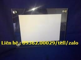 Sản phẩm khung tranh ảnh để bàn gia công bằng Mica