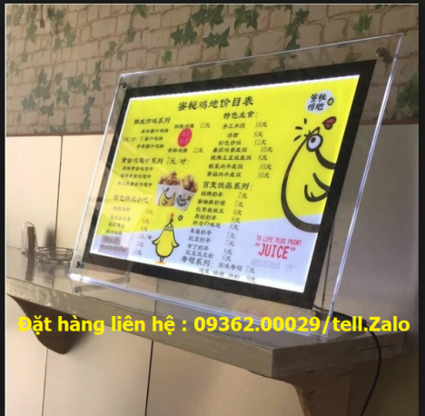 Sản phẩm khung tranh ảnh để bàn gia công bằng Mica