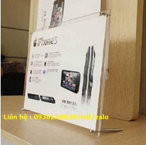 Sản phẩm khung tranh ảnh để bàn gia công bằng Mica