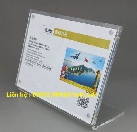 Sản phẩm khung tranh ảnh để bàn gia công bằng Mica